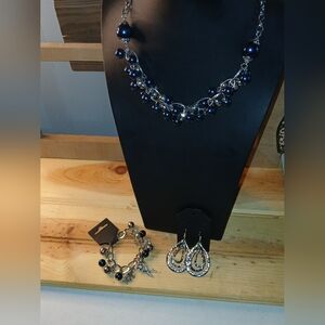 Blue/Silver 3 pc set
